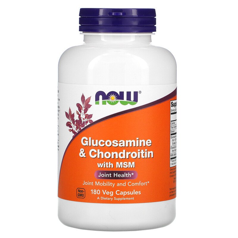 NOW Glucosamine and Chondroitin with MSM