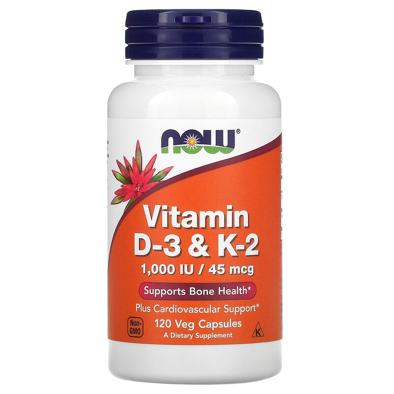 NOW Vitamin D3 + K2