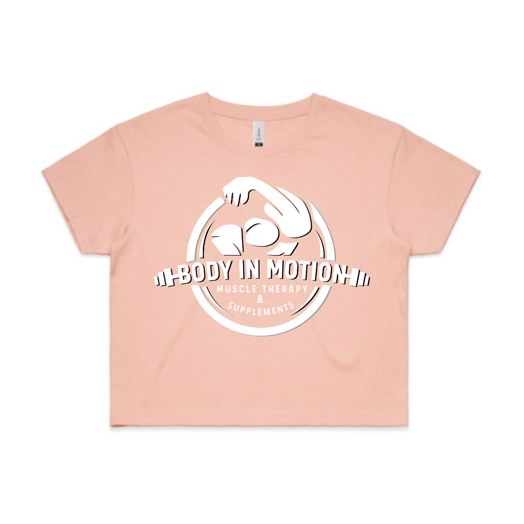 BIM "Here To Make Up The Numbers" Crop Pale Pink